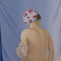 The bathed lady with the scarf